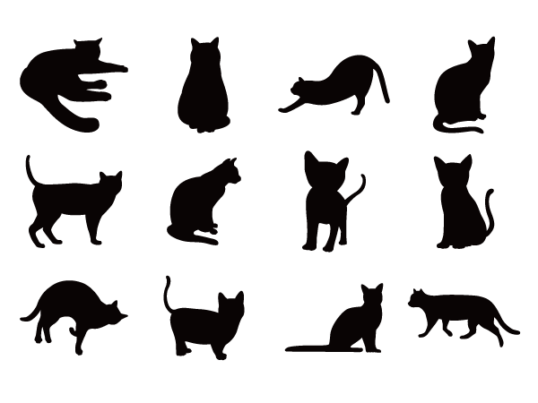猫 の検索結果 Silhouette Design