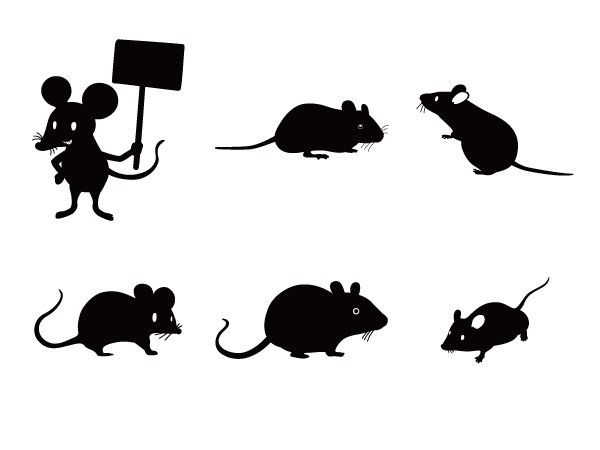 ネズミのベクターデータ