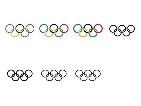 オリンピックの五輪マーク