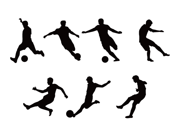 サッカー Silhouette Design