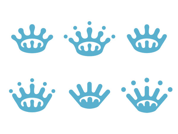 水の王冠 Silhouette Design