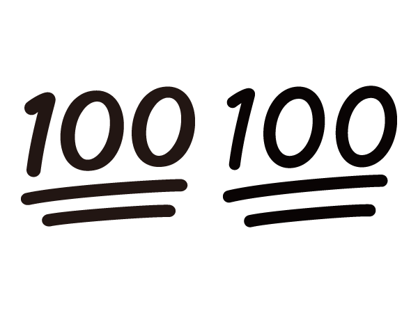 100点